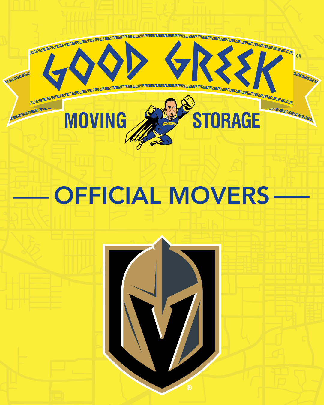 Good Greek Moving and Storage x Vegas Golden Knights
