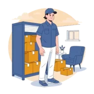 Good Greek Senior Moving storage settle in